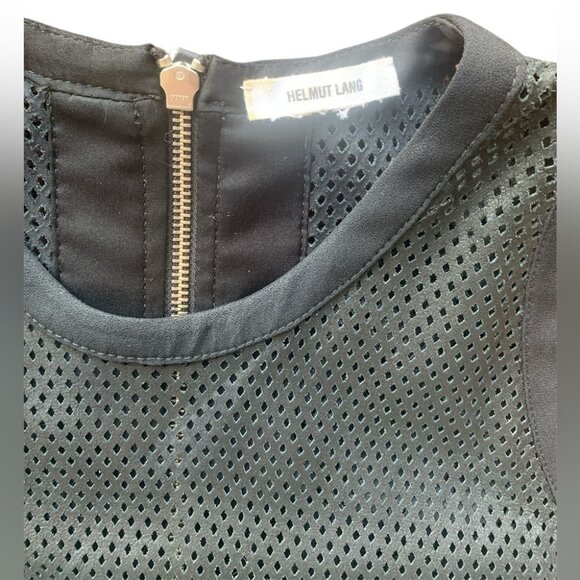 Sleeveless Mesh Lambskin Leather Top by Helmut Lang - Picture 7 of 8
